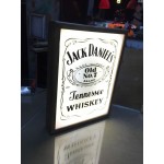 Jack daniels Ahşap Işıklı Tabela