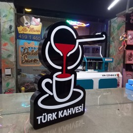 Türk Kahvesi Işıklı Tabela