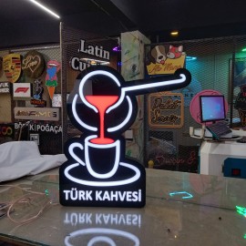 Türk Kahvesi Işıklı Tabela