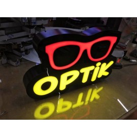 Optik Led Işıklı Tabela