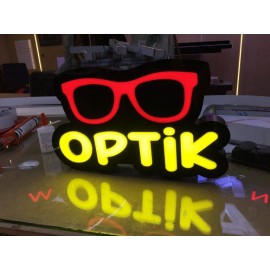 Optik Led Işıklı Tabela